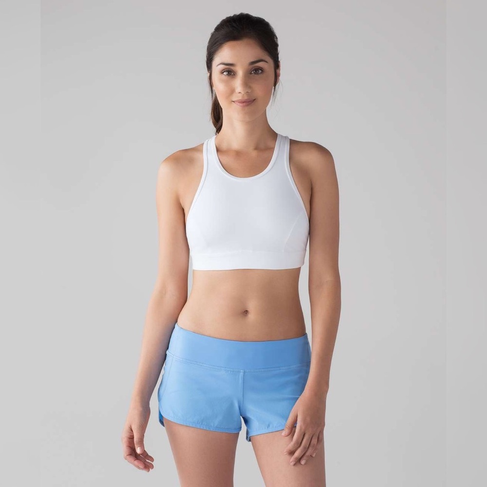 Lululemon Pace Perfect White Sports Bra